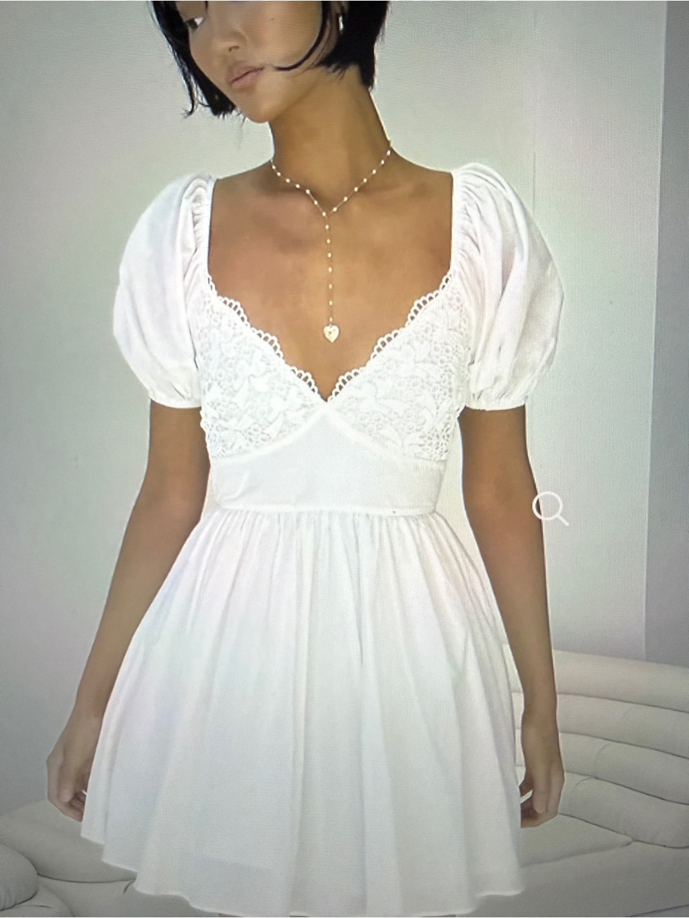 NEW Princess Polly white mini dress
